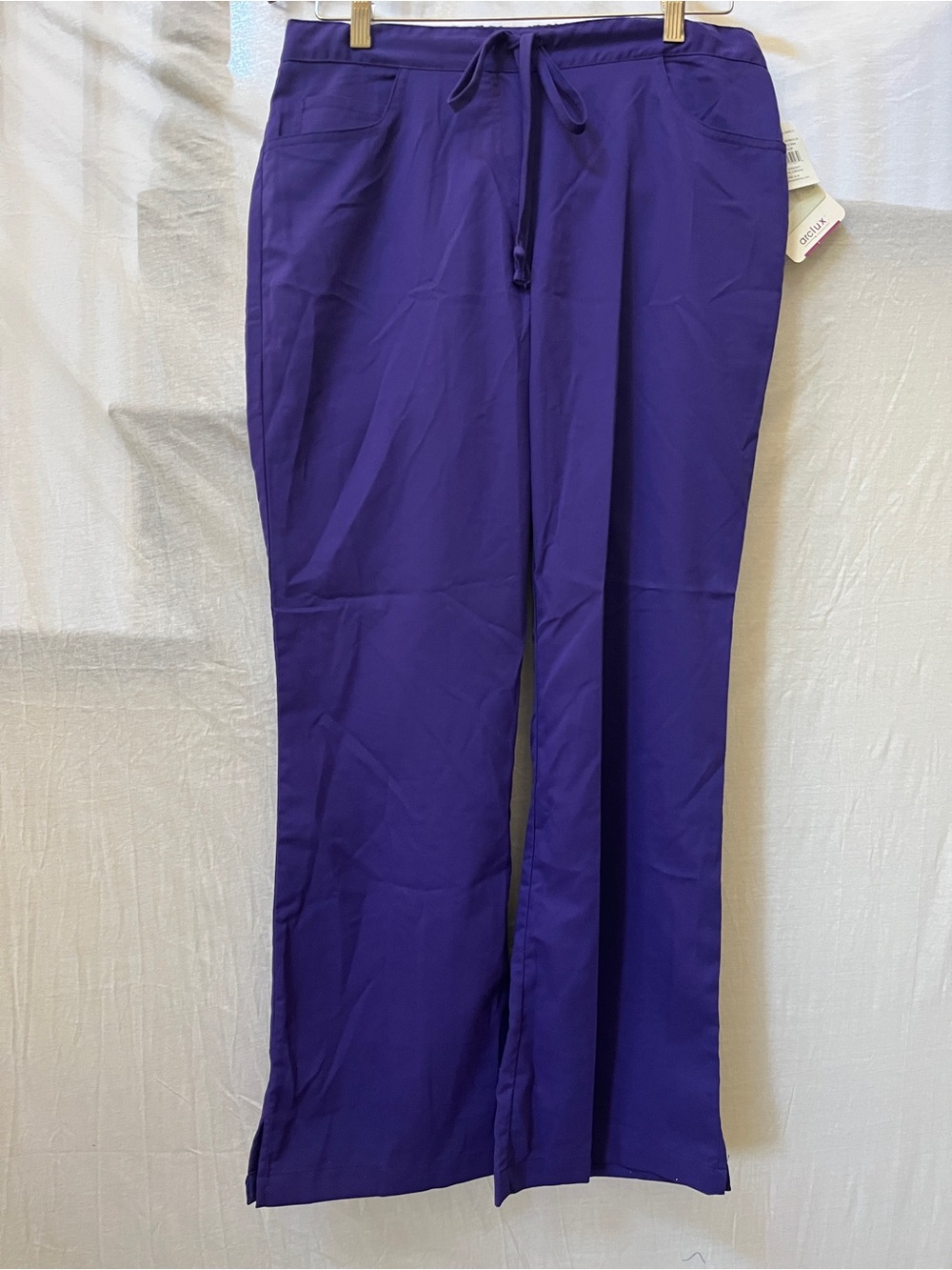 Grey's Anatomy Barco purple medical aesthetician work  scrub pants sz Small